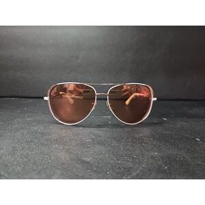 Michael Kors Sicily Flash Aviator Sunglasses, Rose Gold Tone, Brown Lens M2067S